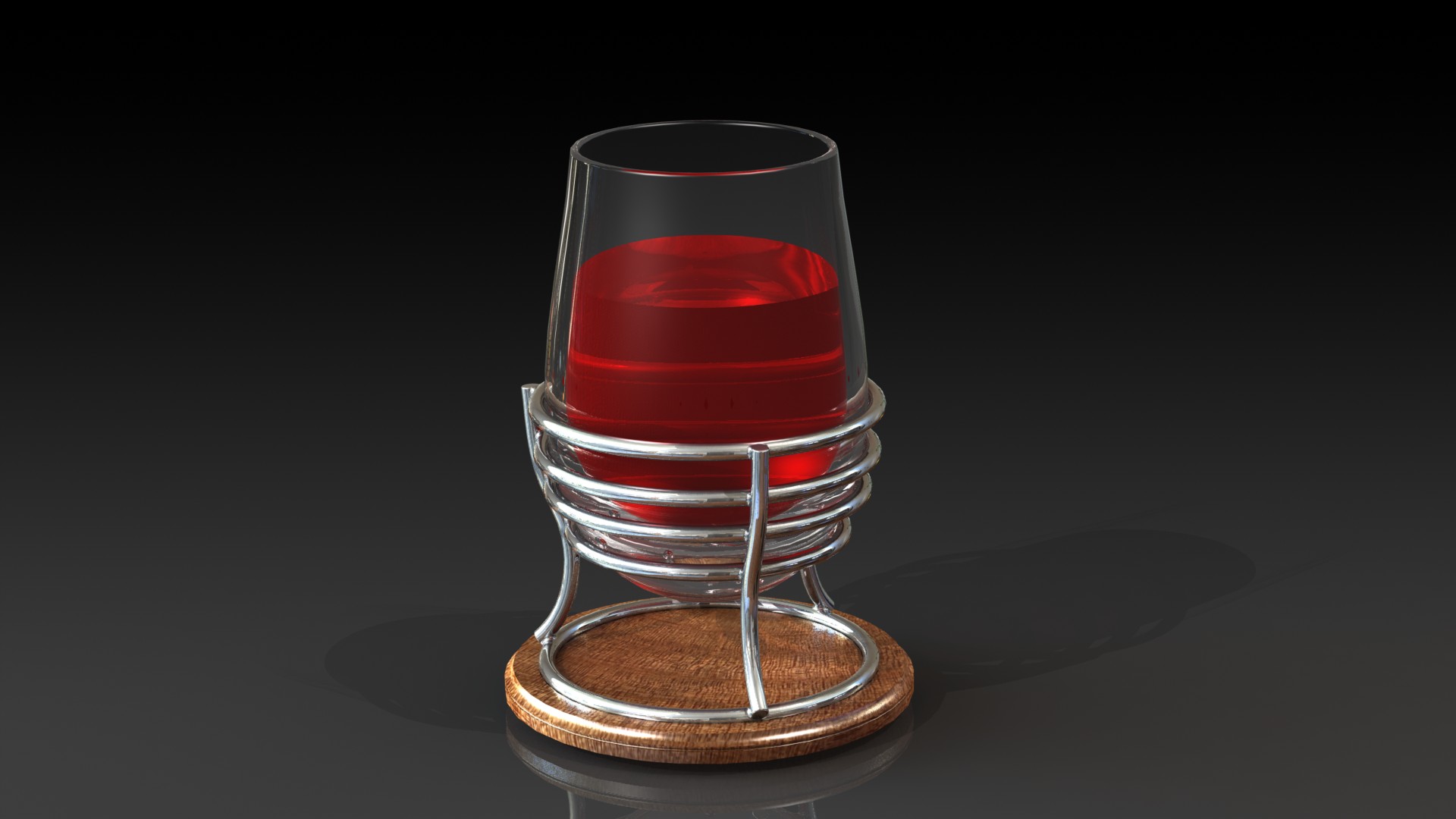 无脚酒杯